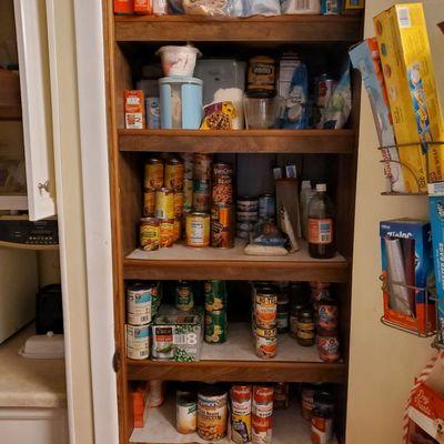 Organizing the pantry