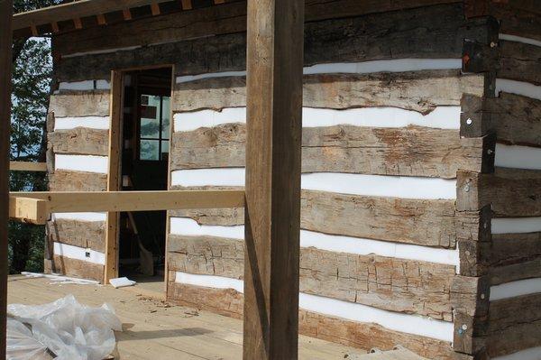 Meticulous restoration of 100+ year old mountain top cabin.  Townsend, TN