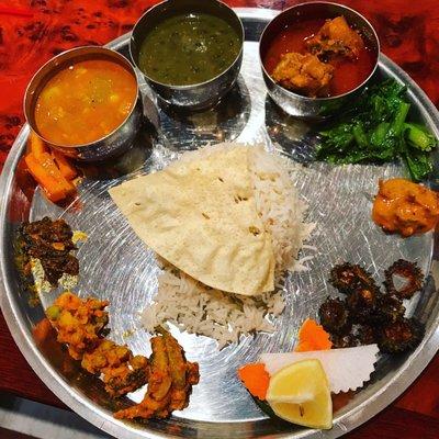 Chicken Chholla Thali