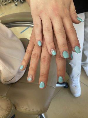 Manicure with a design