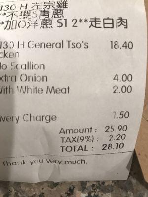 I could have went to PF Chang's and had better food for that price