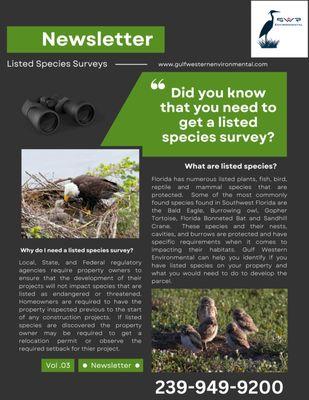 Listed Species Surveying