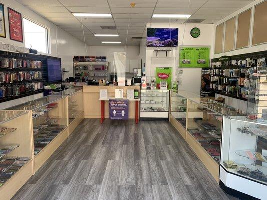 New remodeled inside of store