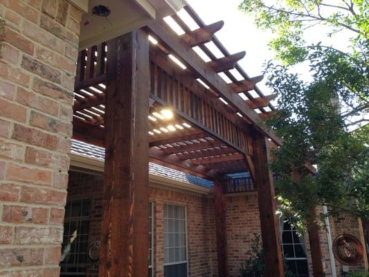 Recent pergola in Dallas, Tx.