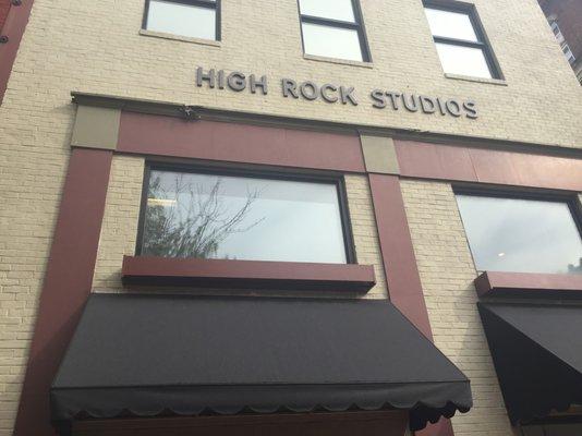 Close-up of HighRock from the front.