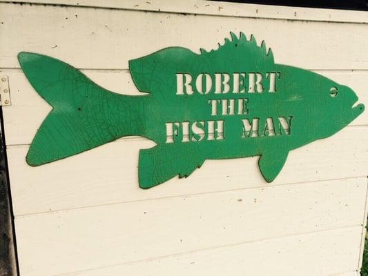 If you have a good day on the water, you get to visit Mr. Robert's fish cleaning shack!