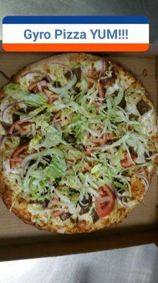 Gyro pizza