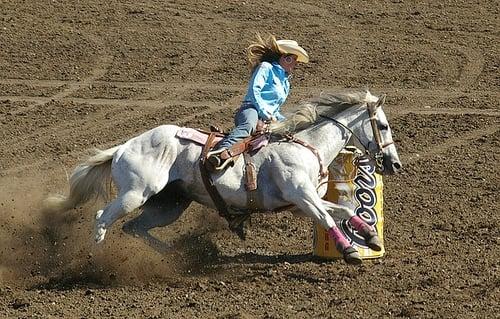 Barrel riding