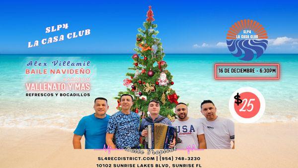 December 16 - Baile Tropical with Alex Villamil y Vallenato y Mas