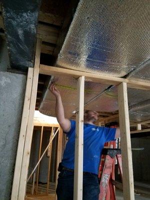 A/C Duct Installation