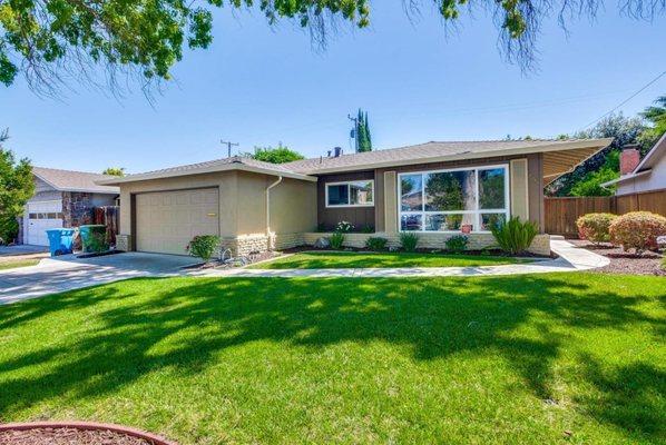 Just Sold! Represented buyer on this beautifully remodeled home in Santa Clara.