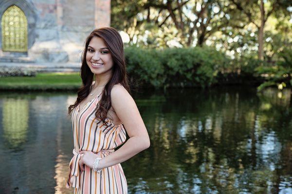 Senior Pictures up at Bok Tower.