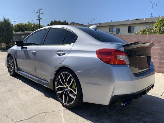 5 year ceramic coating and paint correction Subaru WRX