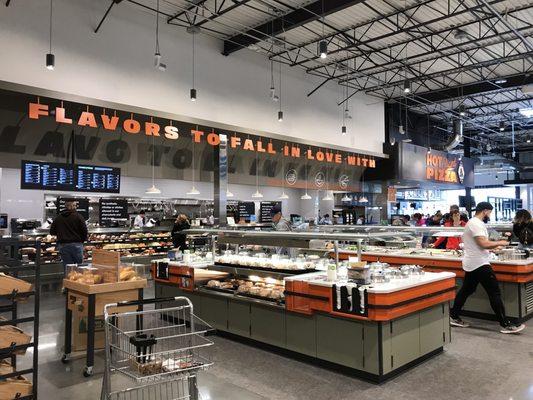 Huge salad bar, great for a quick lunch for dinner!