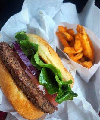 Our Red Line Burger and Iconic Seasoned Fries
Photo credit: Alisa Elaine Garza