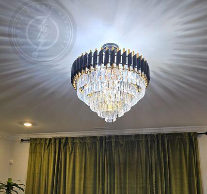 Crystal chandelier