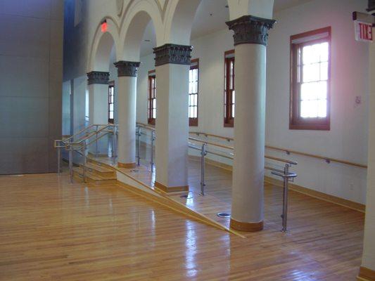 College Auditorium - Reclaimed Historic Hardwood