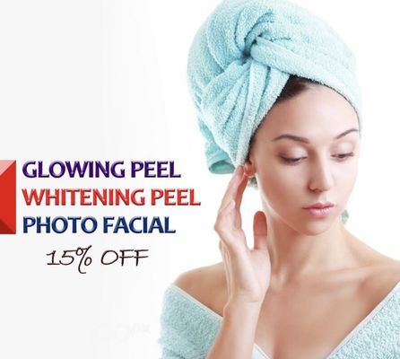 Glowing whitening Facial