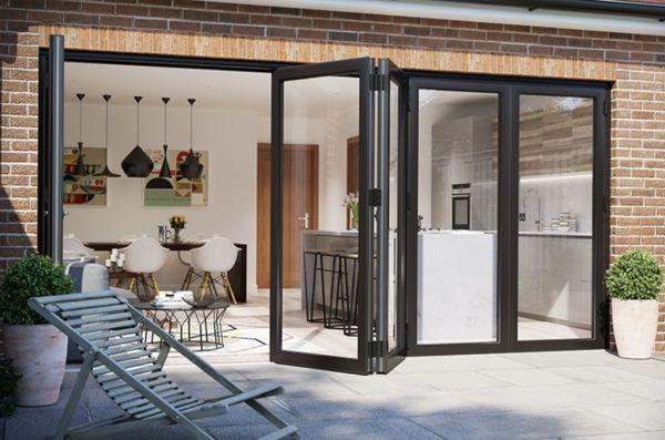 Aluminum bifold doors for large openings at amazing prices!