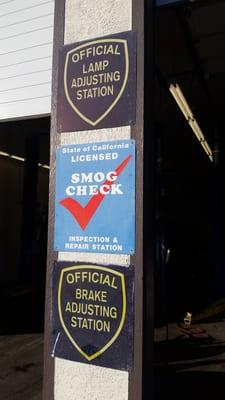 Smog Check Certified!