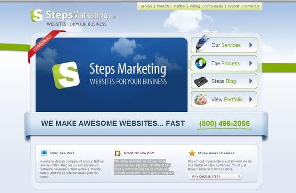 Steps Marketing Website