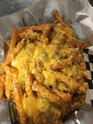 Green chili Cheese fries