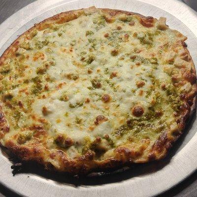 Pesto pizza