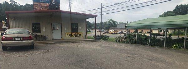 Front of the Bail Bond office