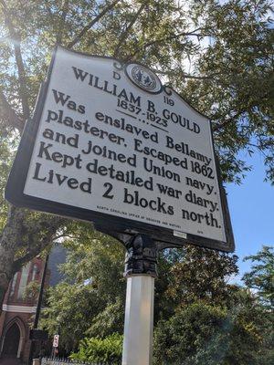 William B. Gould Historial Marker, Wilmington