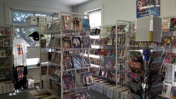 One of the comics rooms.