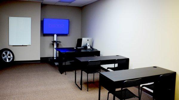 NEVO classrooms feature the latest technology and small client/facilitator ratios for optimal learning.