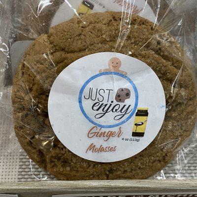 Vegan Ginger Molasses Cookie: From Just Enjoy Bakery in Grand Rapids