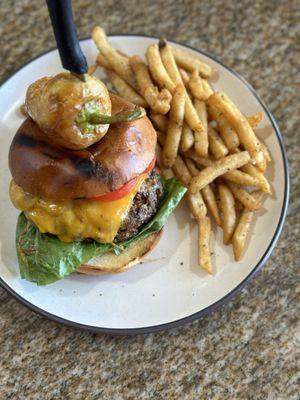 Cheddar Chipotle Burger