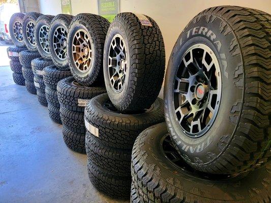 Toyota Tacoma 4Runner AGP wheels TRD style.