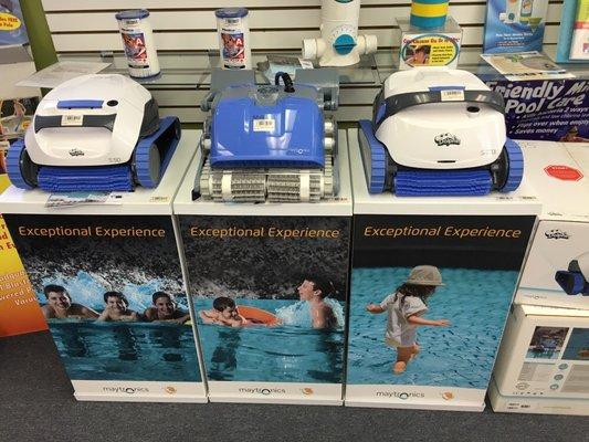 Maytronics robotic pool cleaners.