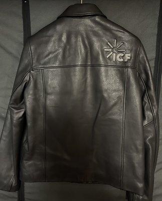 Leather jacket embroidery