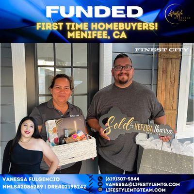 Happy mother and son that received keys to their 1st home with the help of Loan Officer, Vanessa Fulgencio.