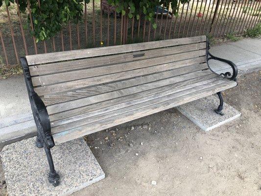 Monday, June 3, 2019: dedicated Carson City bench in front of Abraham Curry House on N. Nevada St.