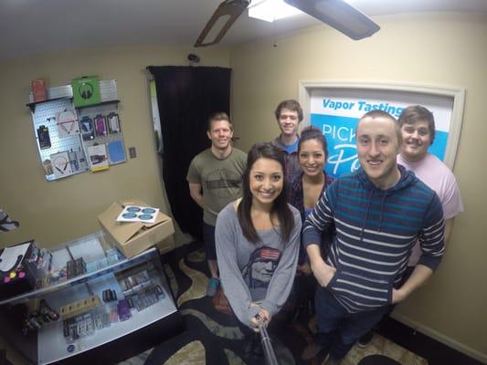 Our beautiful team. We are real people, dead set on giving you great deals on the best electronics and Vapes.