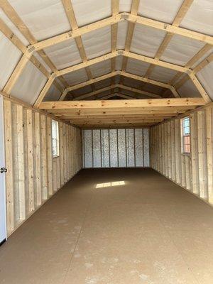 12x32 lofted garage