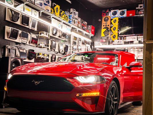 Custom sound ford Mustang