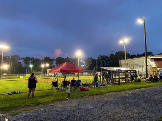 Field behind the school.