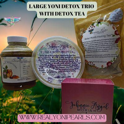 Large Detox Trio soap salve honey herbal blend
Multiple blends to choose from.