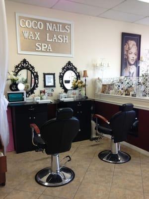 Their wax station