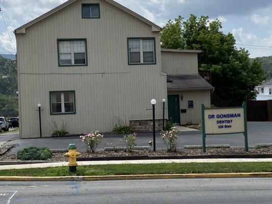 Off street parking and wheel chair accessible