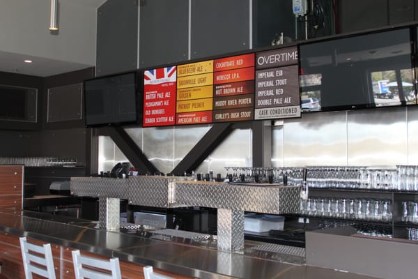 Looking for a custom look for your bar? Let us make it happen like we did for Beer Works.