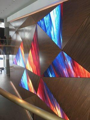 Direct View LED Triangles at Fifth Street Towers in Minneapolis