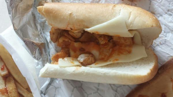 Buffalo chicken cheesesteak