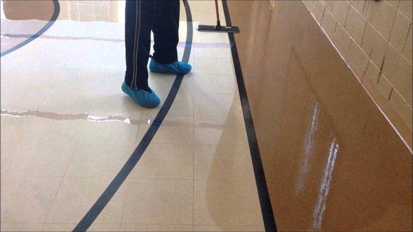 We can even wax gym floors. Contact us today for your consult.