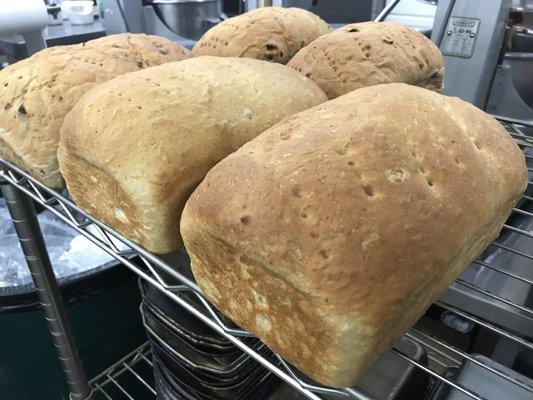 Fresh baked bread, made from scratch!